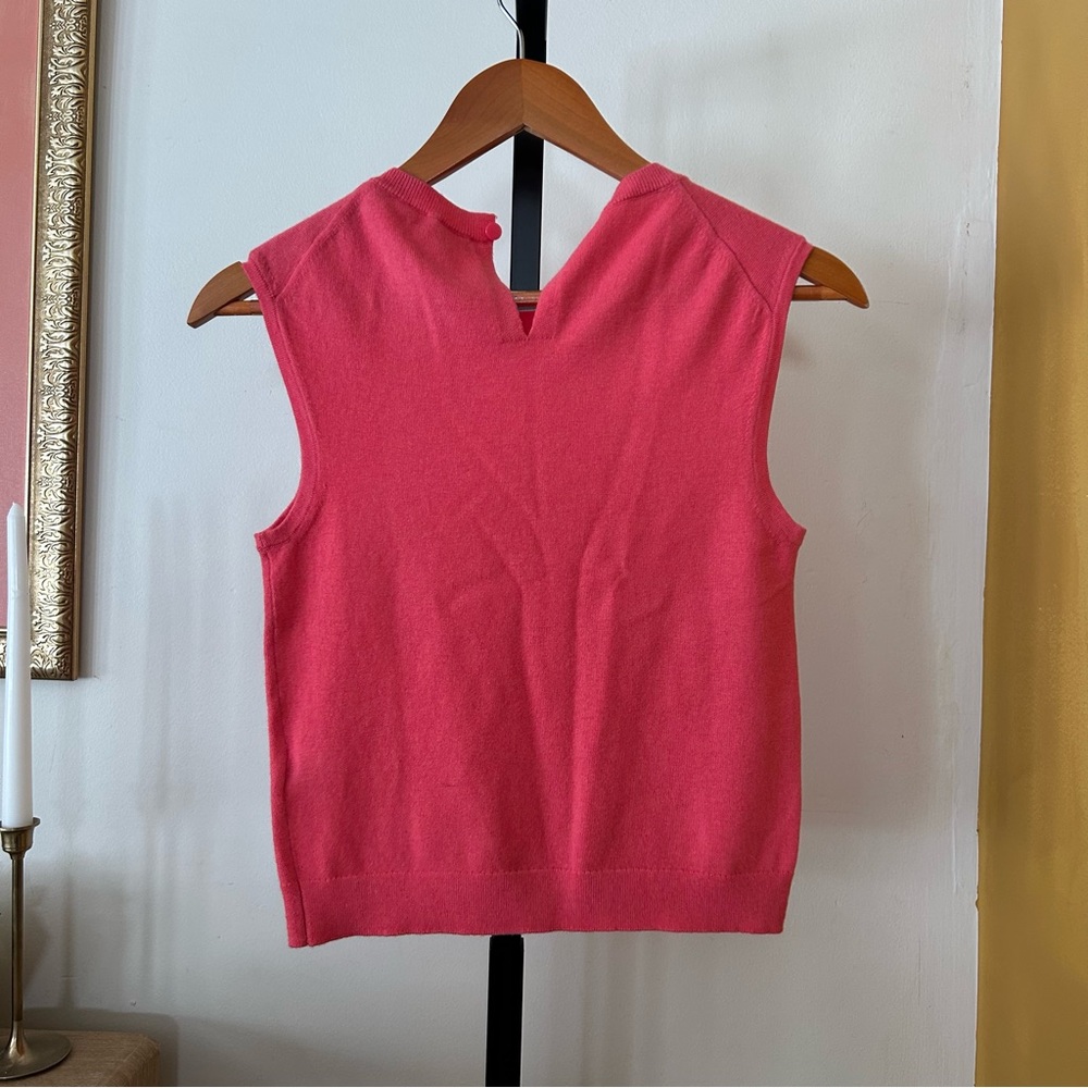 J. Crew Featherweight Cashmere Blend Cropped Sweater Shell Tank Top $158 NWT XS - Picture 5 of 7